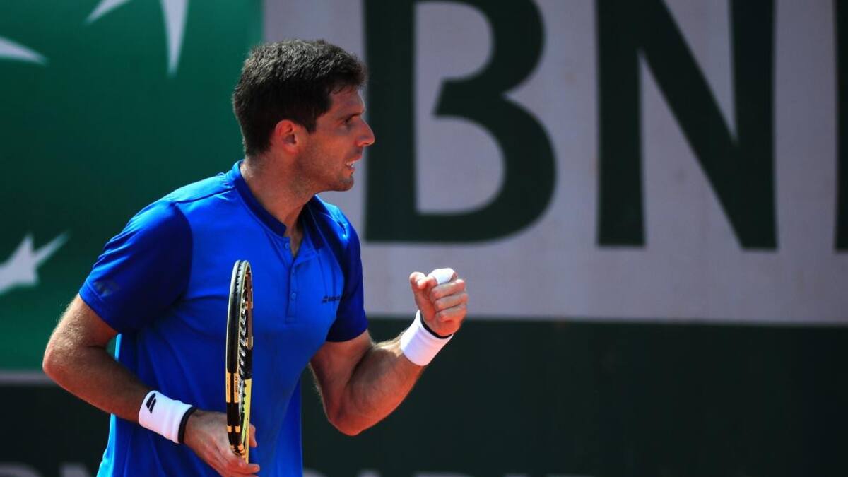 Triunfo de Federico Delbonis en Roland Garros, AGENCIA EFE