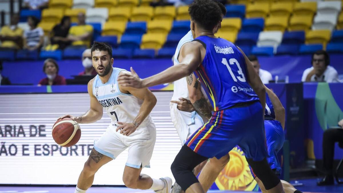 Triunfo de la Selección argentina de básquet ante Venezuela por la AmeriCup. Foto: @cabboficia.