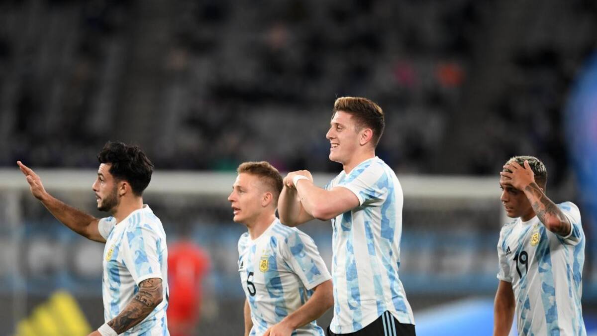 Triunfo de la Selección Argentina sub 23 ante Japón en un amistoso