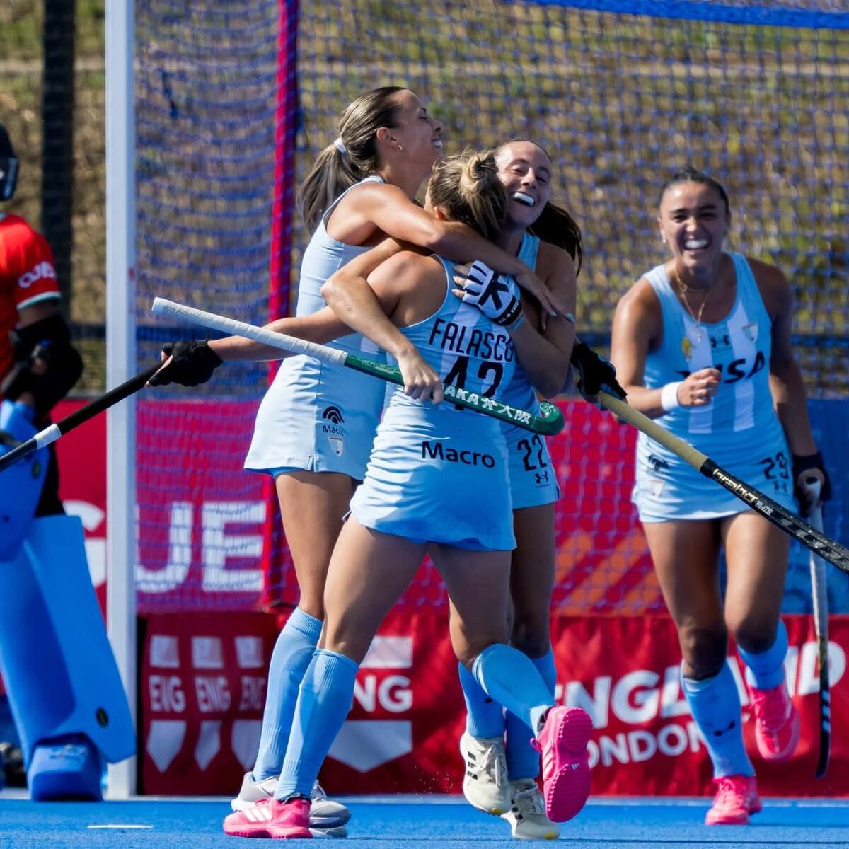 Triunfo de Las Leonas en la PRO League. Foto: @TomasRodriguezC.