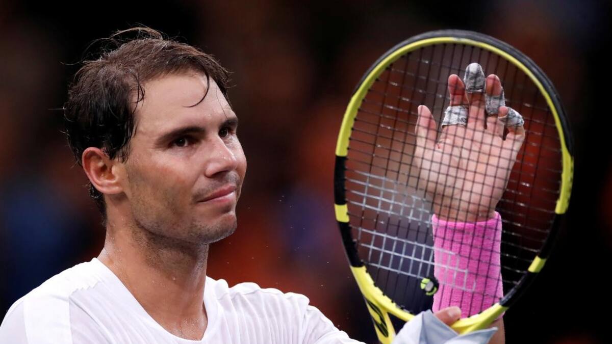Triunfo de Rafael Nadal en el Masters 1000 de Paris, REUTERS