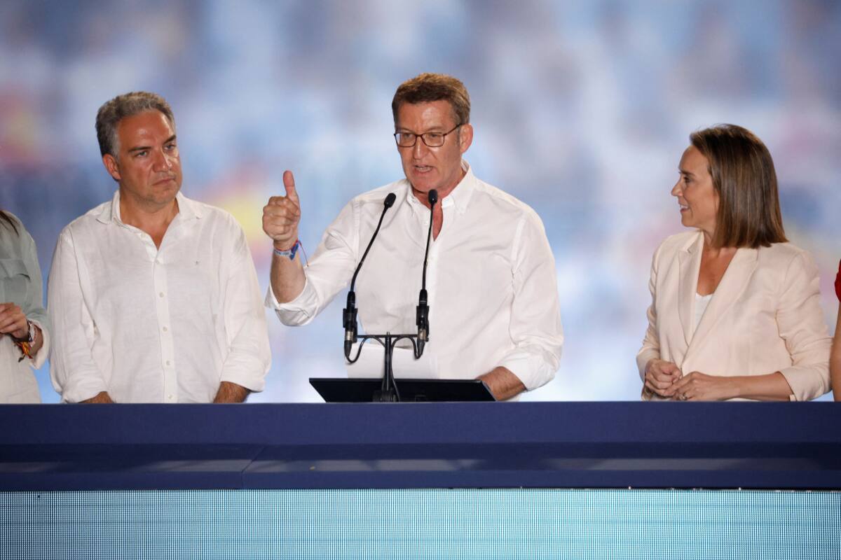 Triunfo del PP en las elecciones de España. Foto: Reuters.