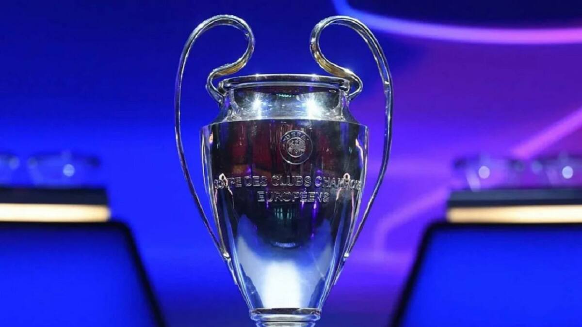 Trofeo de la Champions League. Foto: NA