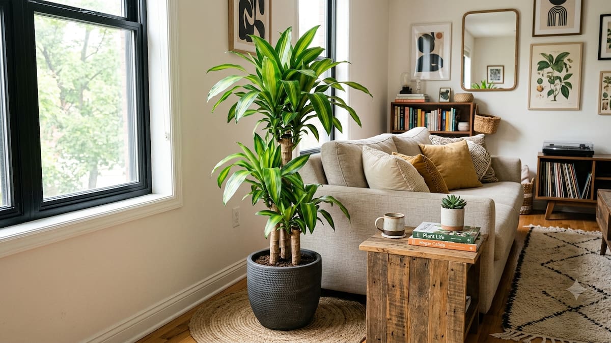 Tronco de Brasil: la planta de interior que es tendencia por su belleza y porque casi no necesita cuidados