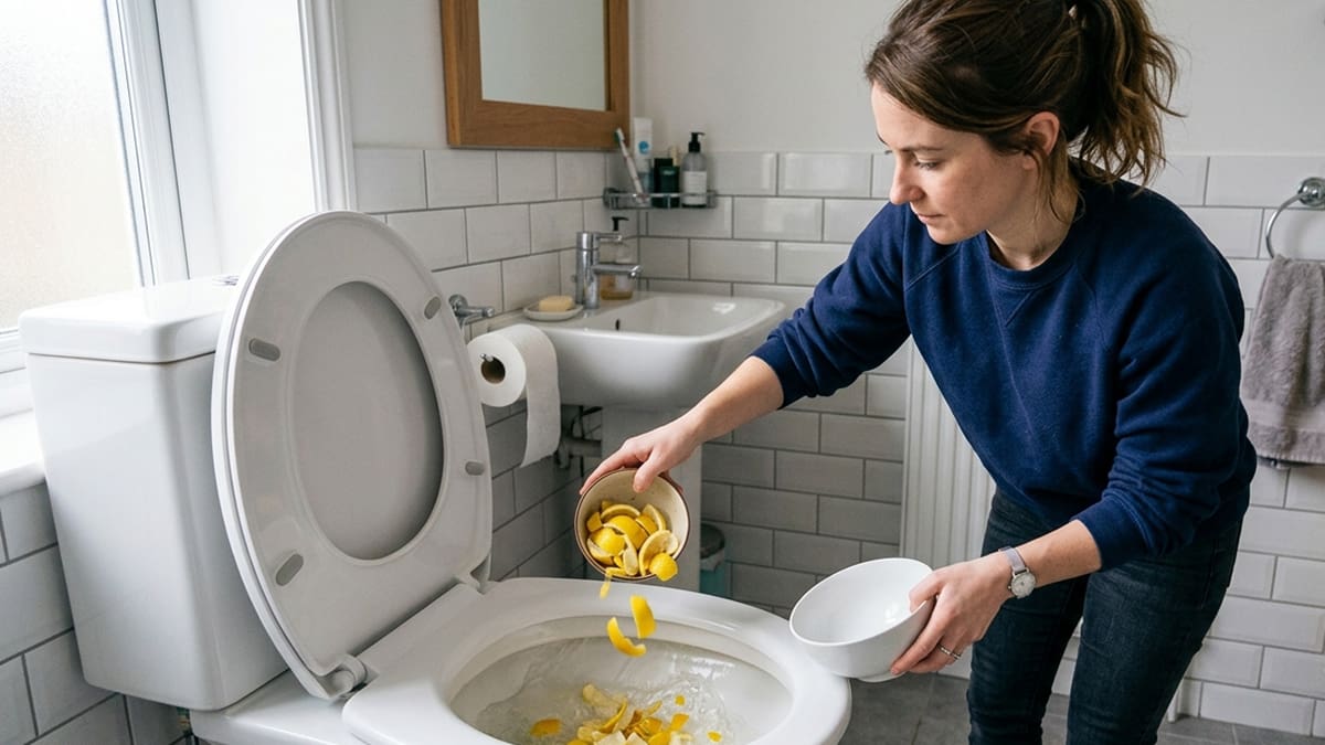 Para qué sirve tirar cáscaras de limón por el inodoro una vez por semana y qué beneficios tiene