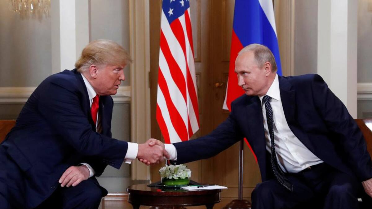 Donald Trump y Vladimir Putin. Foto: Reuters.