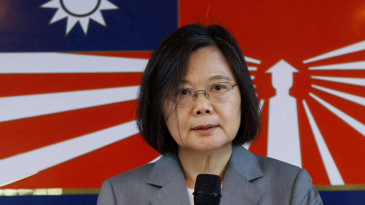 Tsai Ing-Wen, Taiwán. Foto: Reuters