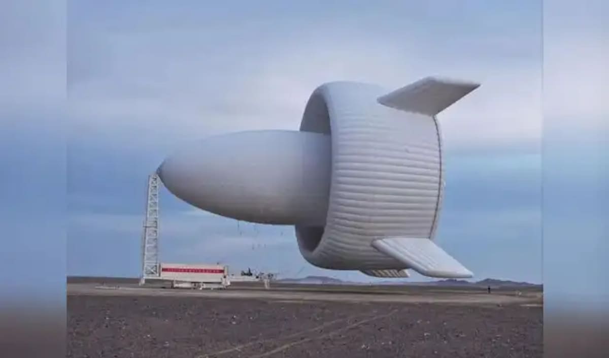 Turbina eólica voladora de China.