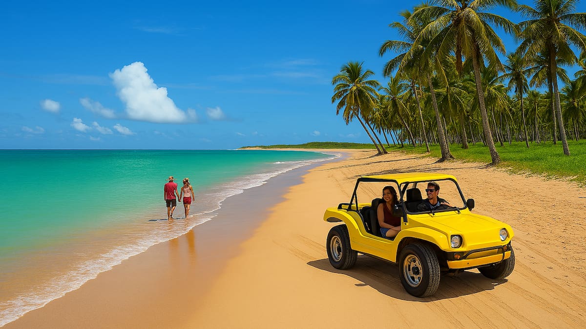 Aguas turquesas, dunas doradas y una playa infinita