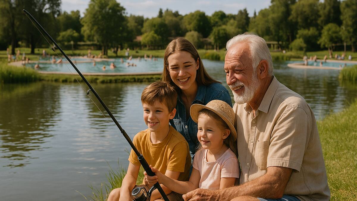 Termas para abuelos y chicos