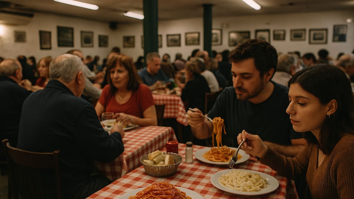 Este bodegón de Buenos Aires vende pastas abundantes desde $3.600 y siempre está lleno