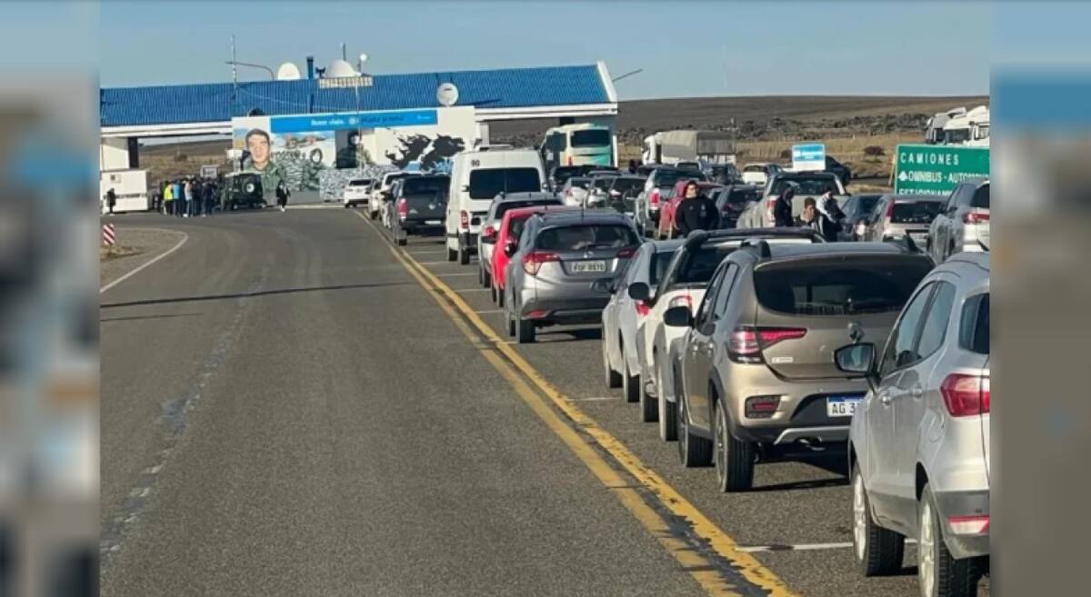 Turistas argentinos en Chile. Foto: NA.