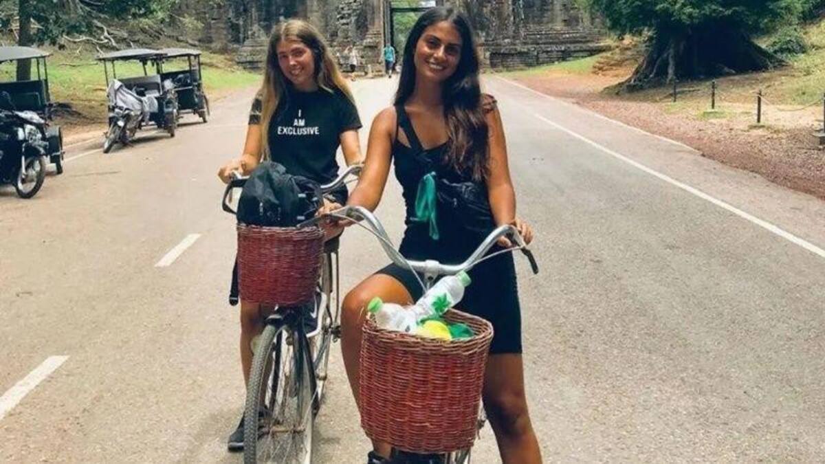 Turistas en Camboya