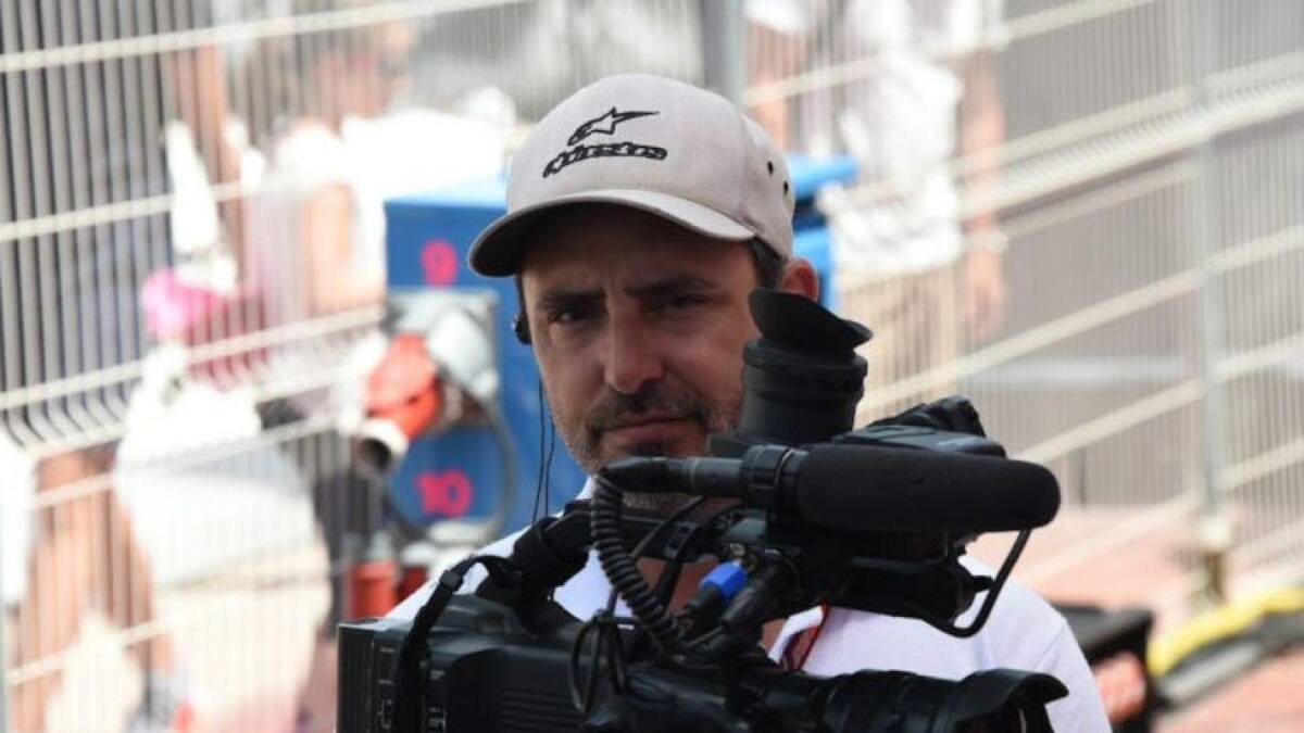 Ulises Panizza era camarógrafo de la transmisión oficial de F1. Foto: Instagram @ulisespanizza.