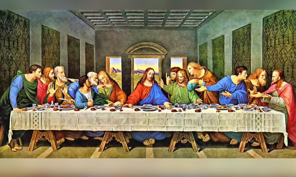 Última cena de Leonardo Da Vinci