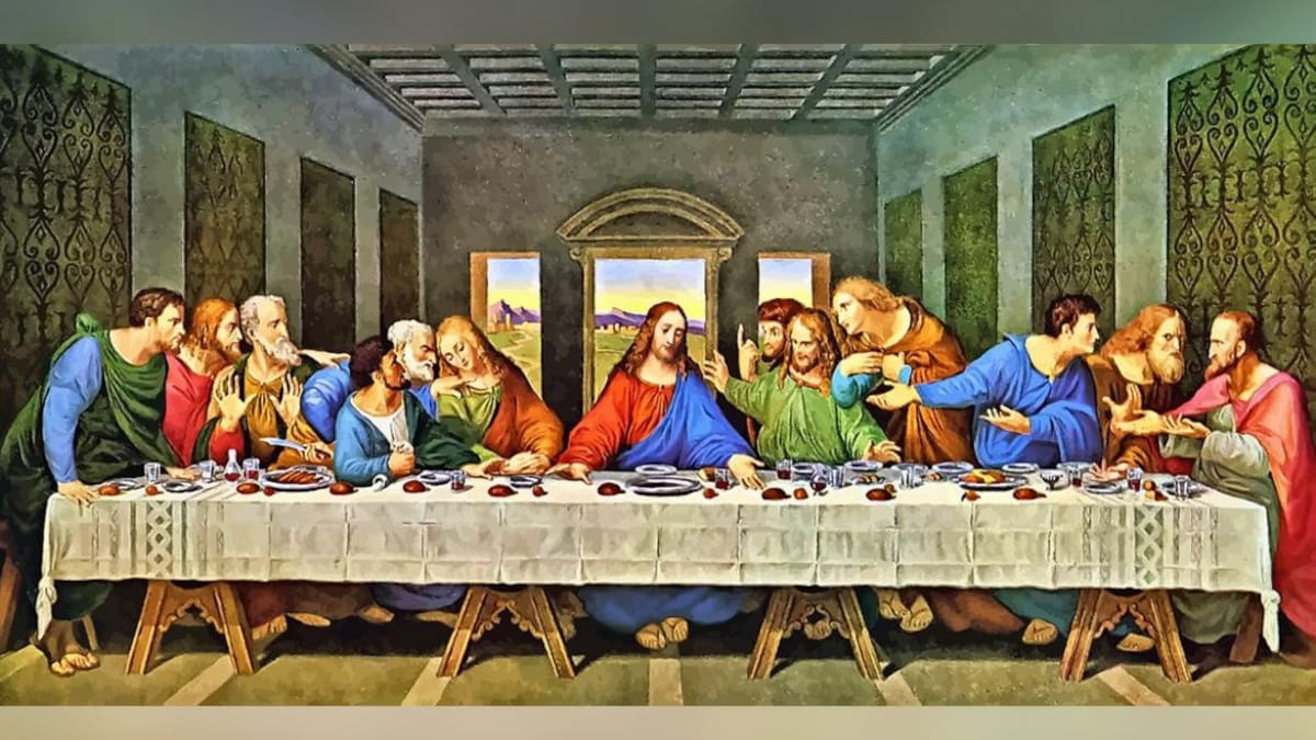 Última cena de Leonardo Da Vinci