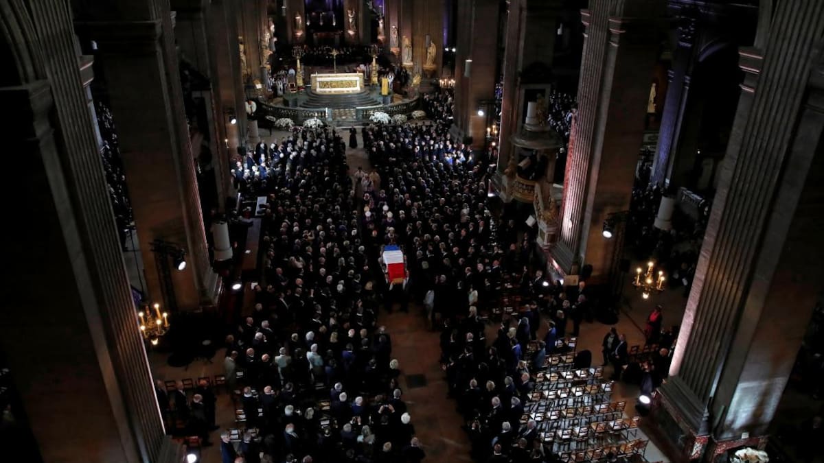 Último adiós a Jacques Chirac, ex presidente francés, REUTERS