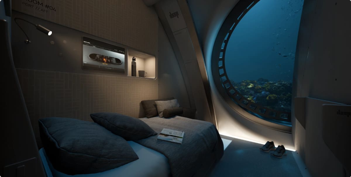 Un ambicioso plan de una empresa británica propone construir viviendas submarinas móviles. Foto: Deep.