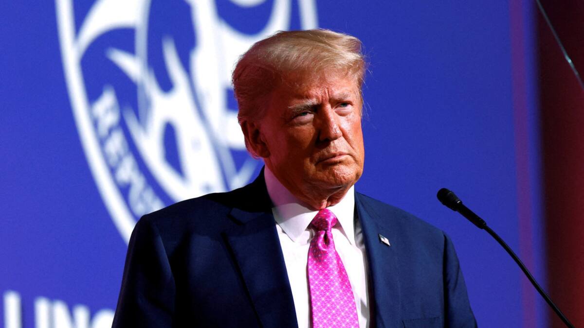 Un audio filtrado compromete a Trump sobre los documentos clasificados. Foto: Reuters.
