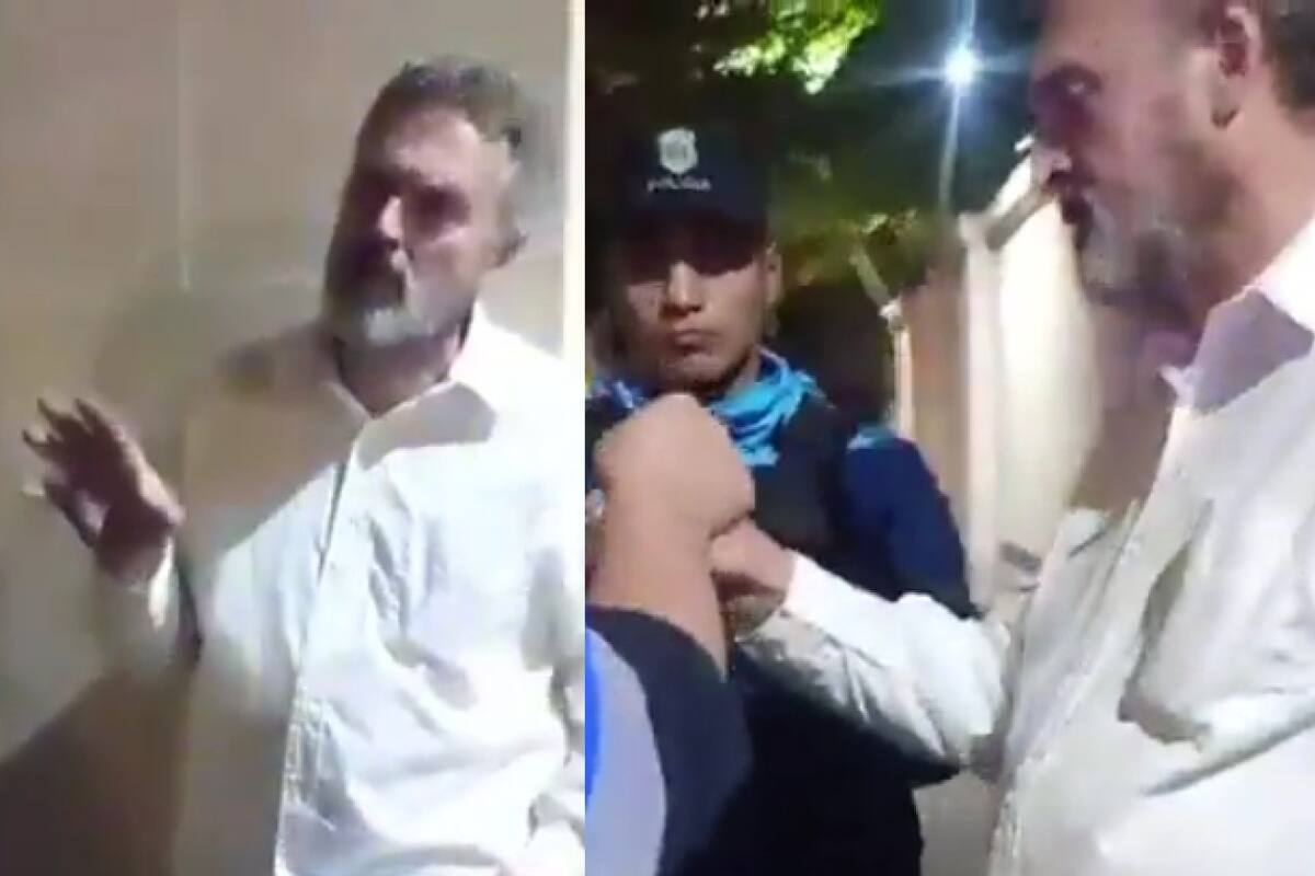 Un automovilista agredió a un agente de tránsito. Fuente: Captura