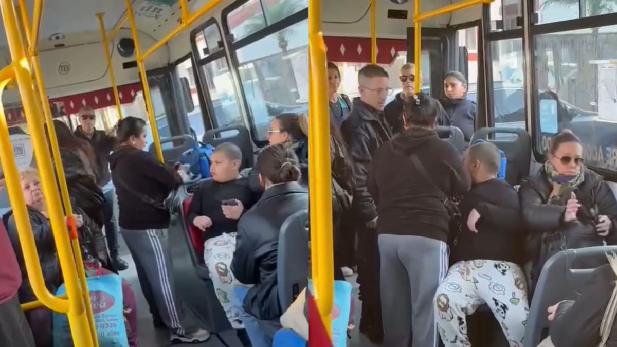 Video: un chofer exigió que un niño con autismo usara auriculares y desató una discusión que terminó con una crisis en el menor