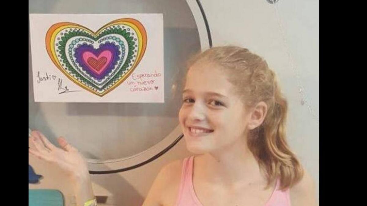 Un corazón para Justina - trasplante - emergencia nacional