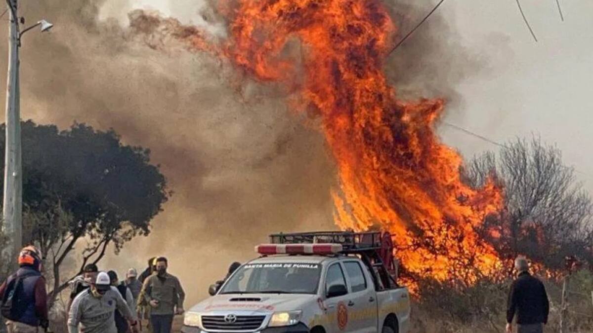 Un detenido por los incendios en Capilla del Monte. Foto: NA/MPF Córdoba.