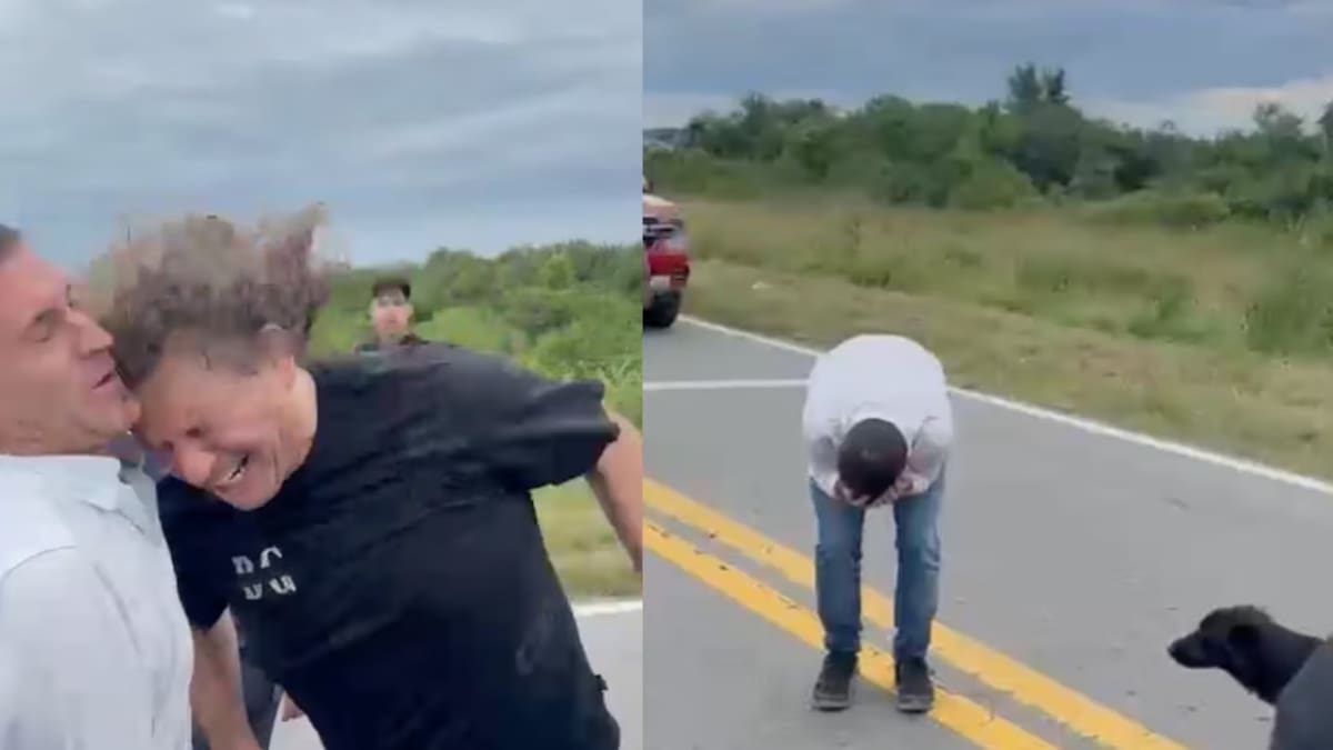 VIDEO Un empleado público le pegó un cabezazo en la cara a un diputado de La Libertad Avanza: el parte médico