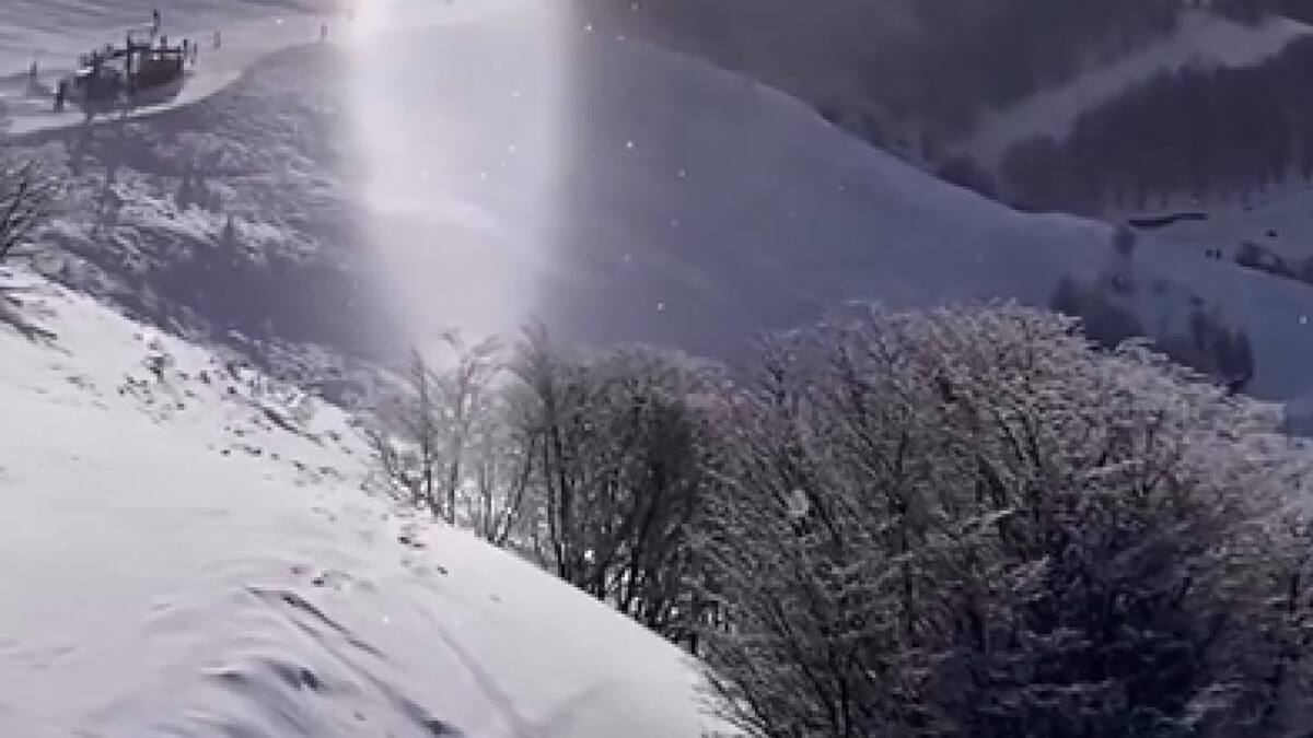 Un portal a otra dimensión en Bariloche. Foto captura.