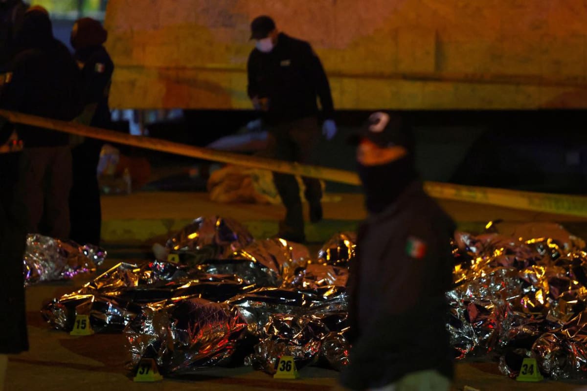 Un grave incendio se llevó la vida de migrantes en la frontera entre México y EEUU. Foto: Reuters.