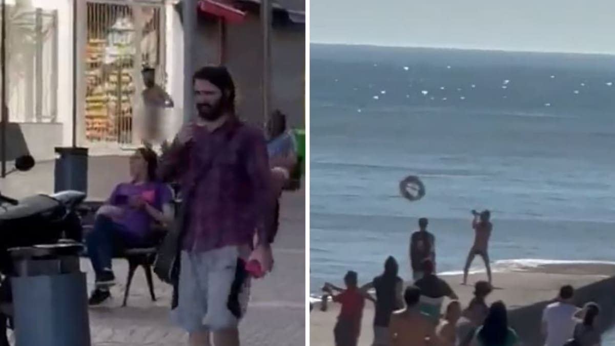 Exhibicionismo en Mar del Plata: un hombre desnudo corrió por la peatonal y generó disturbios en la Bristol