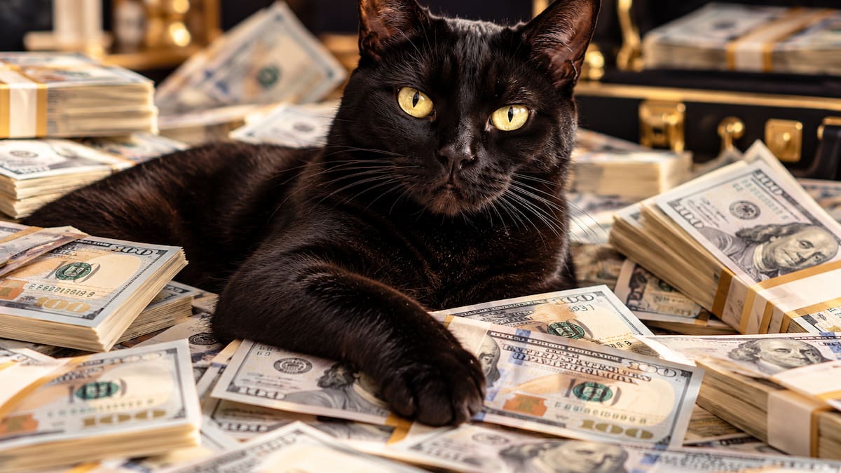 Un millonario británico dejó una fortuna de 7 millones de libras destinada al cuidado de su gato Blackie.