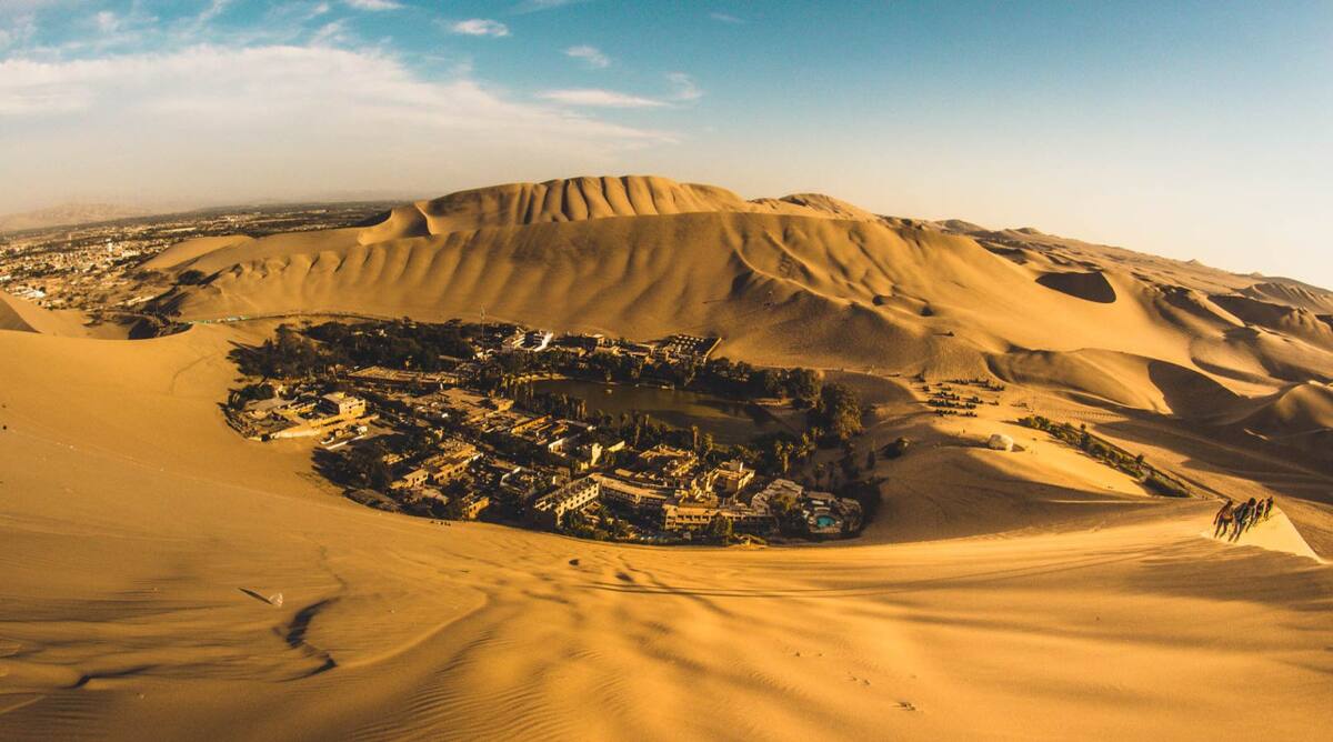 Un oasis en Sudamérica. Foto: Huacachina.com