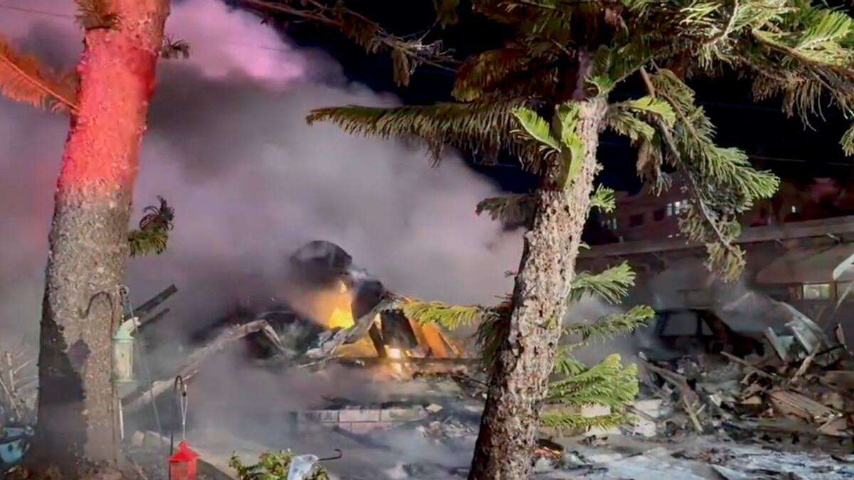 Una avioneta se estrelló contra un parque de casas rodantes en Florida. Foto: Reuters.