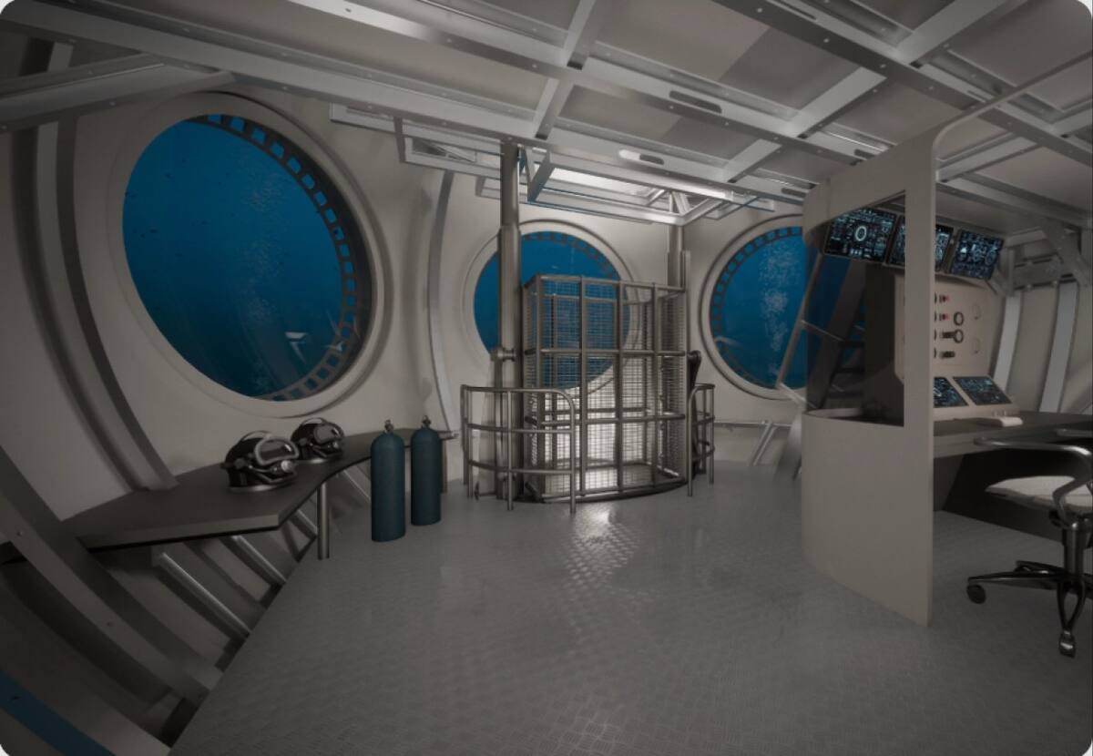 Una empresa británica propone construir viviendas submarinas móviles. Foto: Deep.