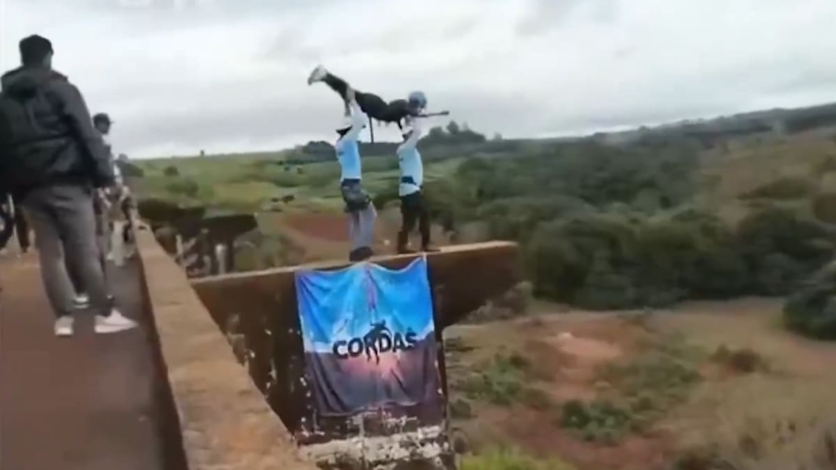 Tragedia en Brasil: qué declararon los hombres que lanzaron sin cuerdas a una mujer en un salto de bungee jumping