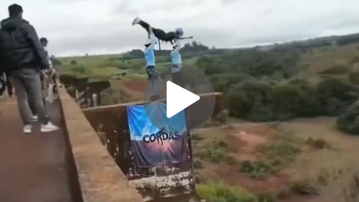 Video impactante: una joven de 21 años murió tras ser lanzada sin la soga de seguridad en un salto de bungee jumping