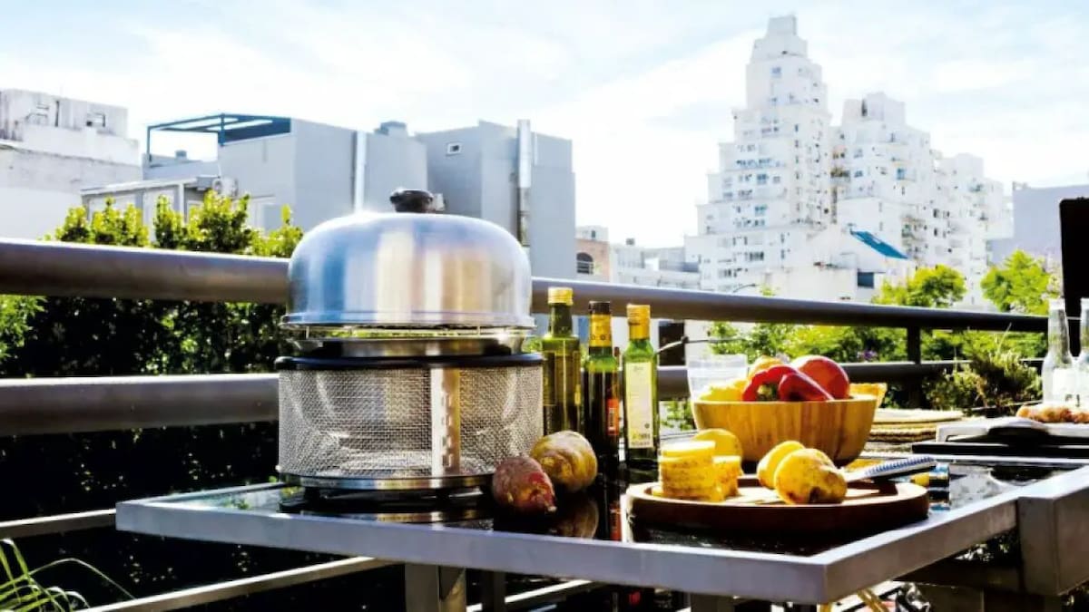 Una parrilla muy innovadora. Foto: Cobb