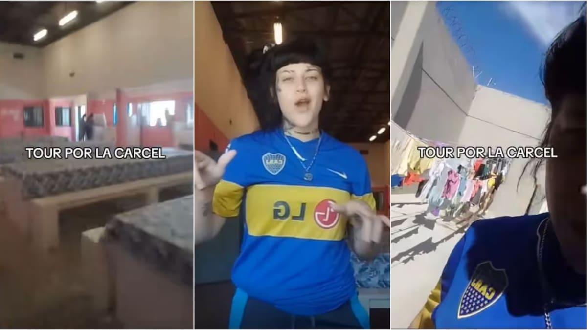 Sorpresa e indignación en TikTok: una presa hizo un tour en la cárcel y se volvió viral