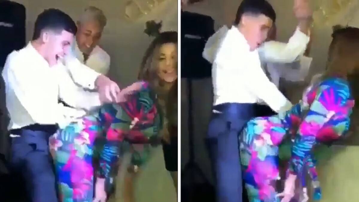 Una maestra le "perreó" a un alumno durante una fiesta de egresados y el video se viralizó en las redes sociales