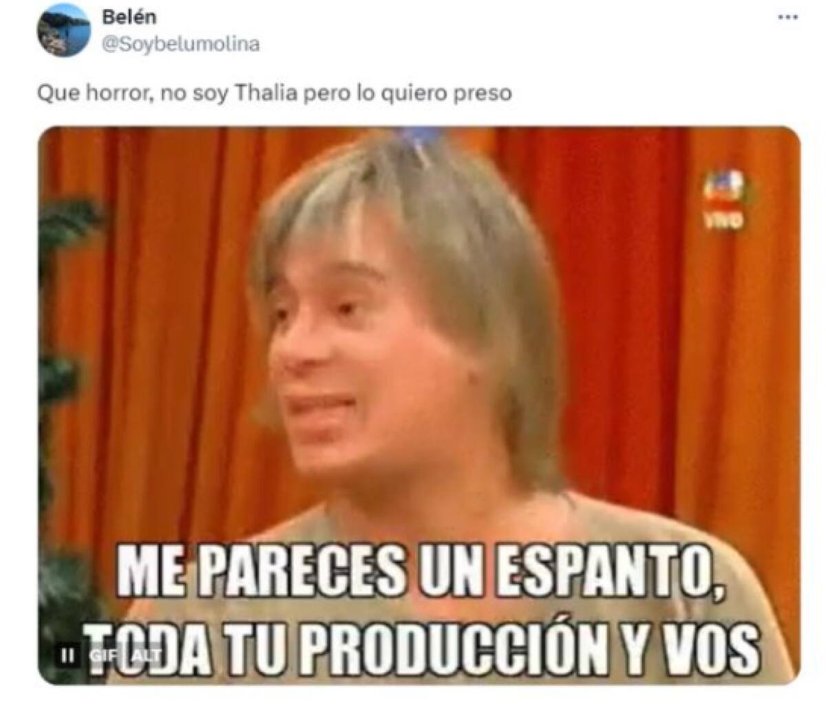 Uno de los memes de la nueva canción de L-Gante. Fuente: X