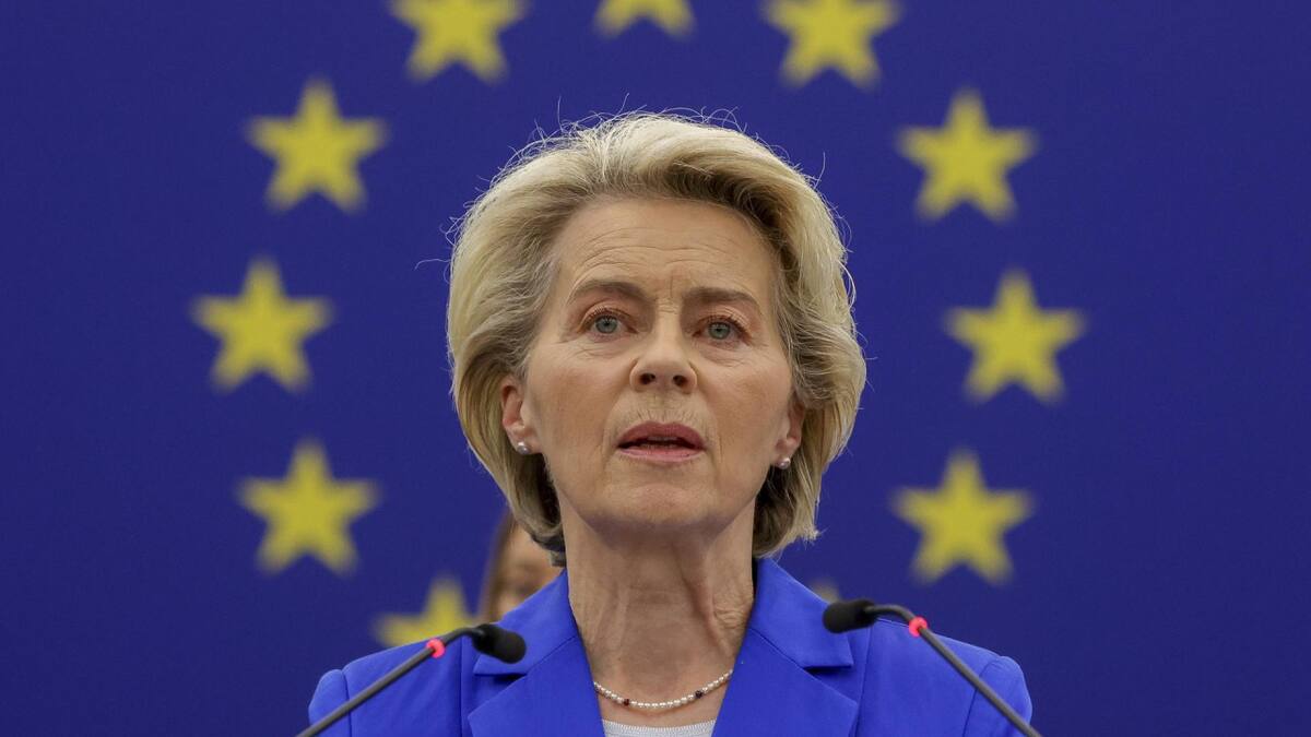 Ursula von der Leyen, presidenta de la Comisión Europea. Foto: EFE.