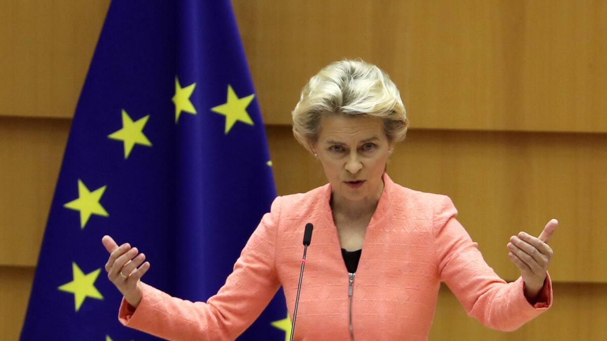 Ursula von der Leyen, presidenta de la Comisión Europea. Foto: Reuters