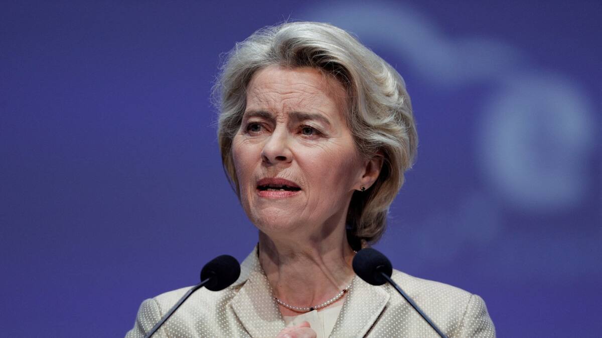 Ursula von der Leyen, presidenta de la Comisión Europea. Foto: Reuters