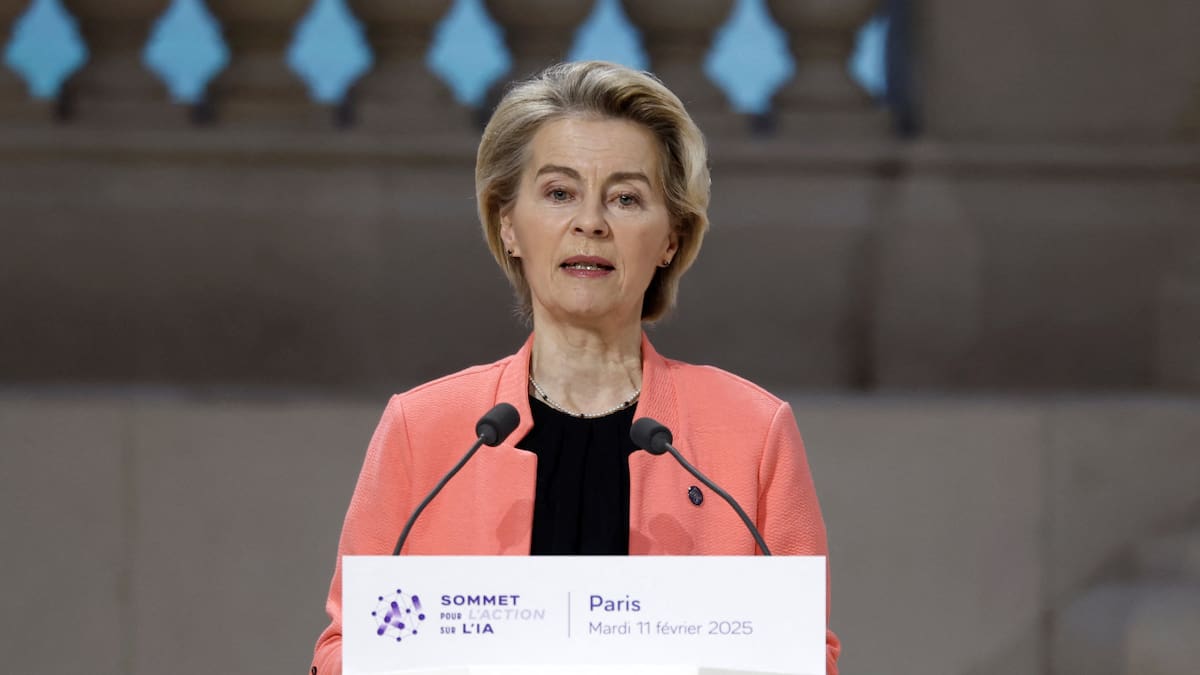 Ursula von der Leyen, presidente de la Comisión Europea. Foto: Reuters/Benoit Tessier.
