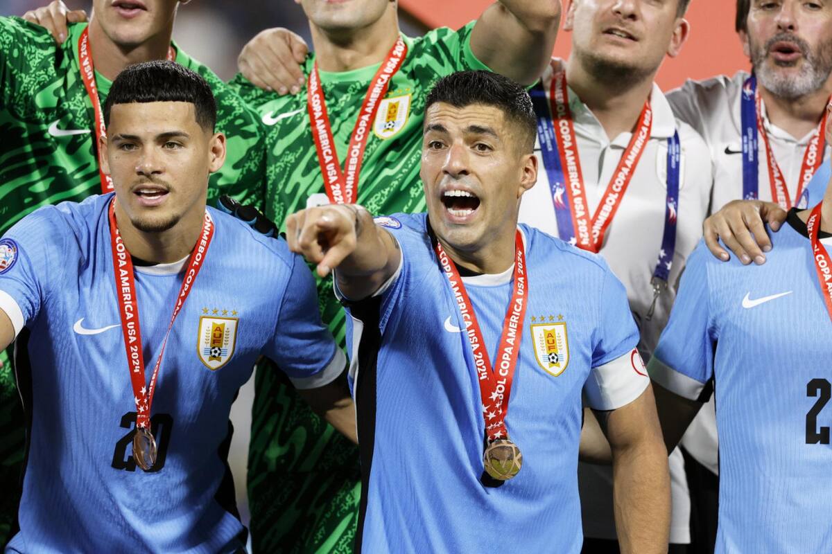 Uruguay, tercer puesto de la Copa América 2024. EFE