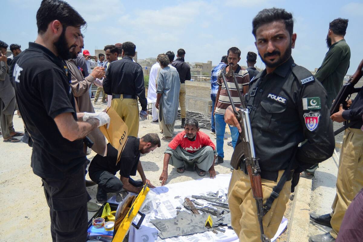 Uso de drones en el conflicto entre India y Pakistán. Foto: Reuters/Imran Ali