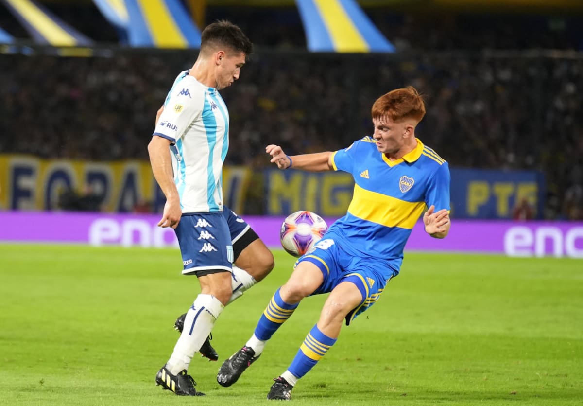 Valentín Barco, una de las figuras de Boca Juniors. Foto: NA.