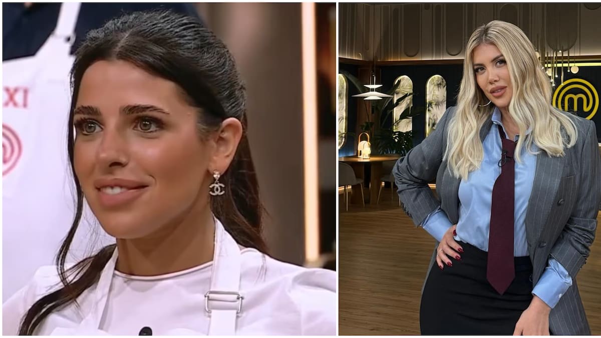 Valentina Cervantes y Wanda Nara.