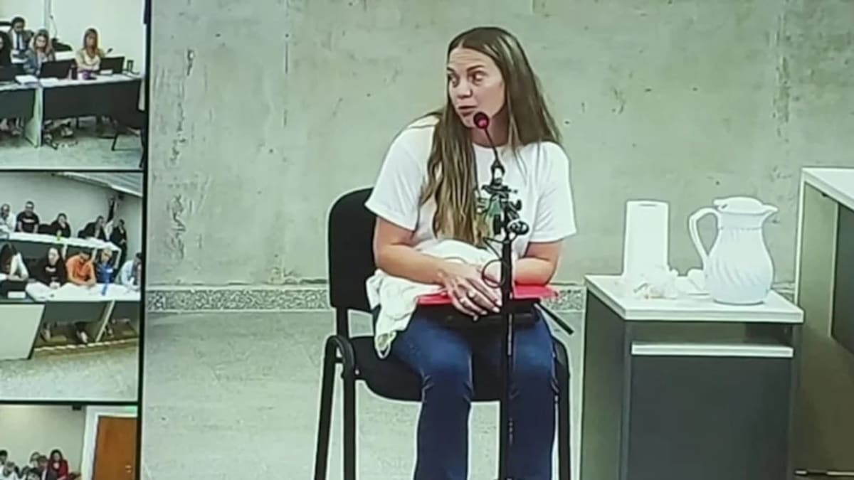 Vanesa, mamá de Francisco, declara en el juicio por las muertes en el Neonatal de Córdoba. Fuente: NA